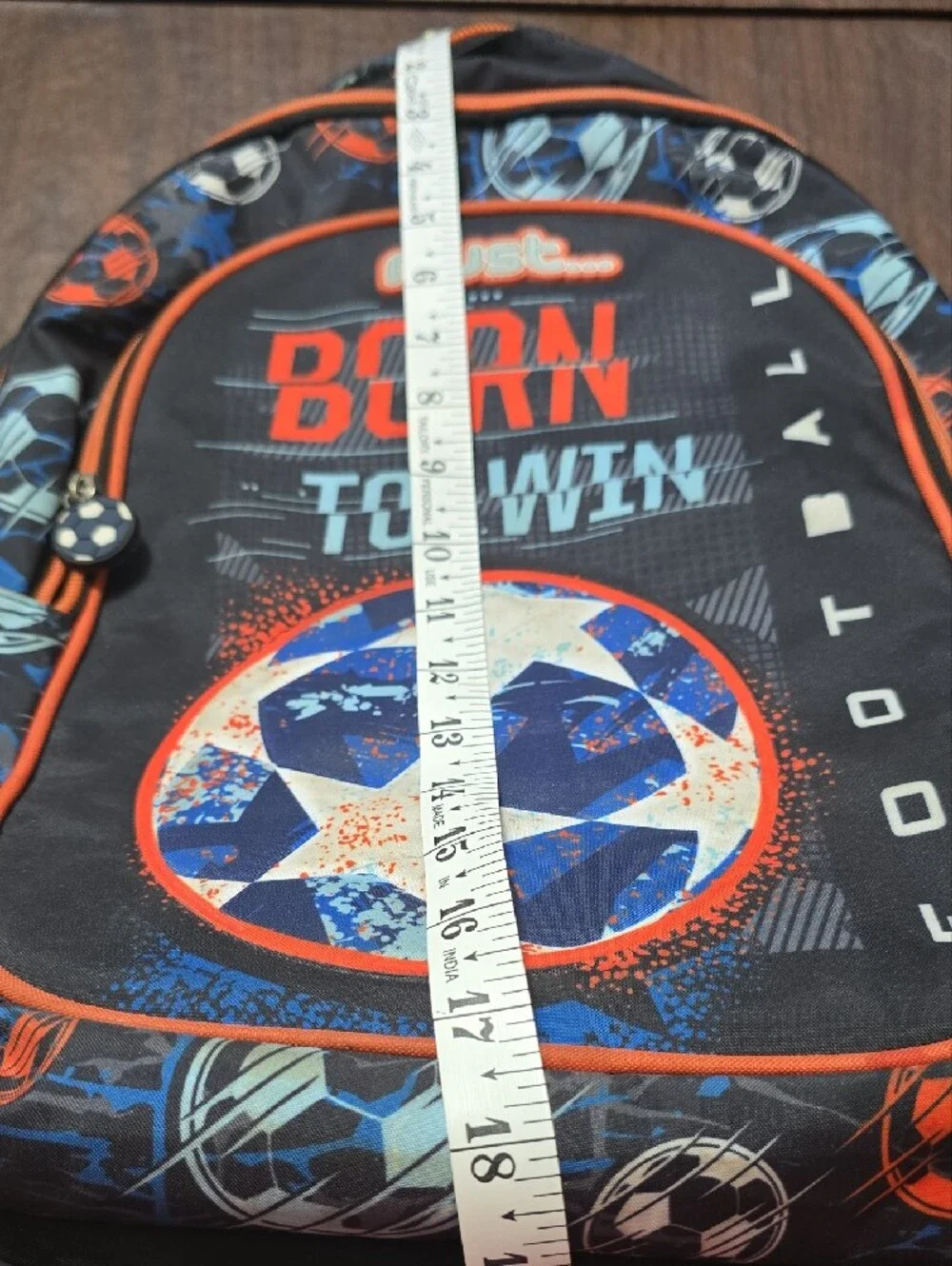 Born to Win Black & Orange Men's Backpack